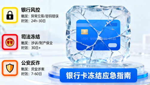 立刷微智能POS机:不同情况下银行卡冻结后多久能解冻?